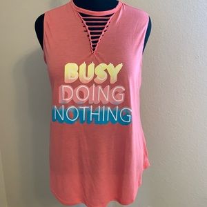 graphic tank busy doing nothing